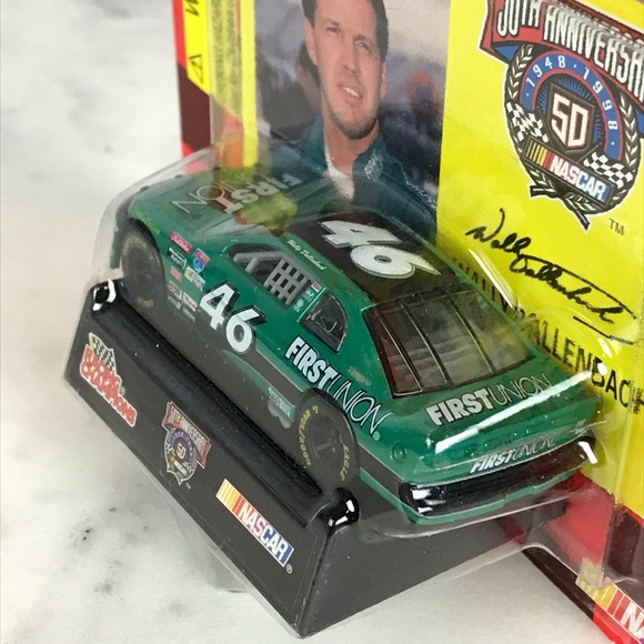 Racing Champions Wally Dallenbach 50th Anniversary NASCAR Vintage 90’s Toy Car - Picture 4 of 5